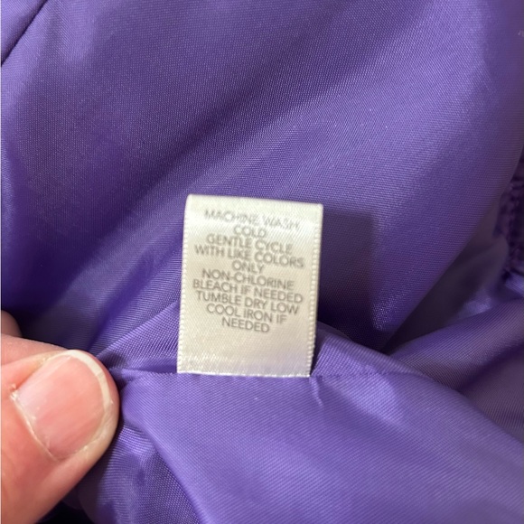 Purple Quilted Design Vest, Size Large, Christopher & Banks - Picture 8 of 8